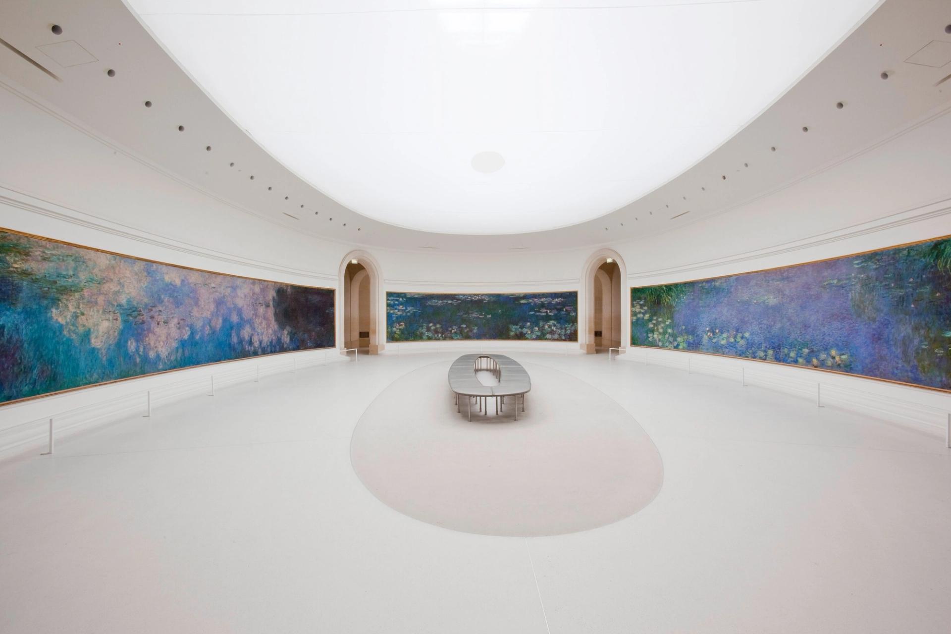 Monet’s “Water Lilies” at the Musée de l’Orangerie. (Courtesy Musée de l’Orangerie)