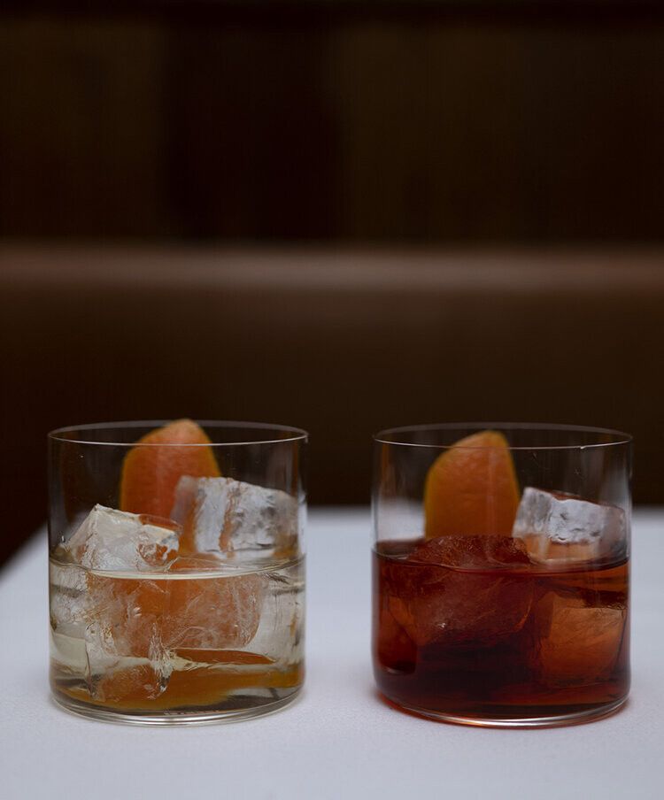 A classic negroni from the bar menu at I Sodi. (Courtesy Rita Sodi)