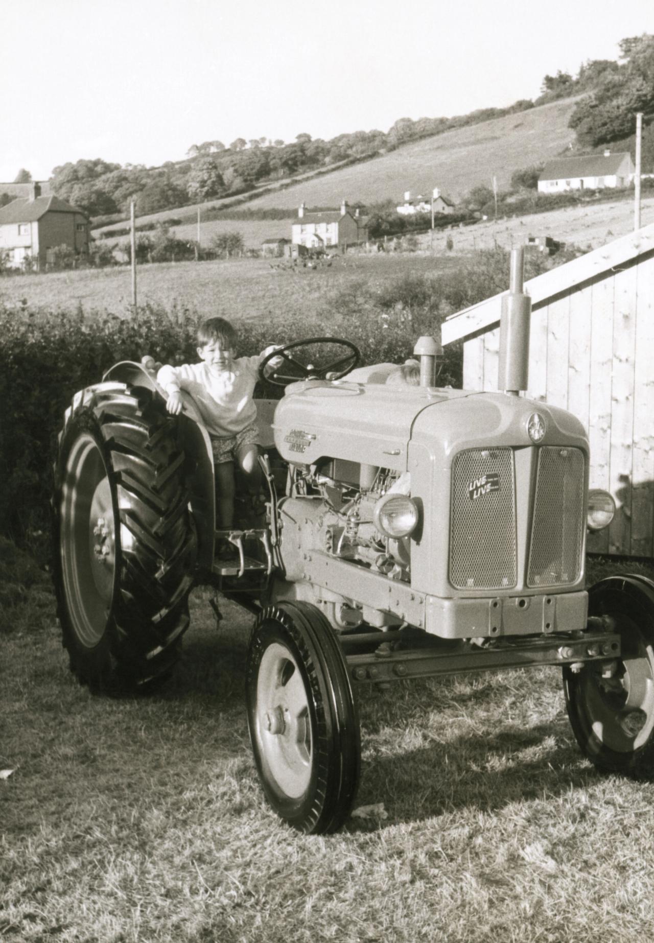 Saville as a child in North Wales in 1960. (Courtesy Peter Saville)