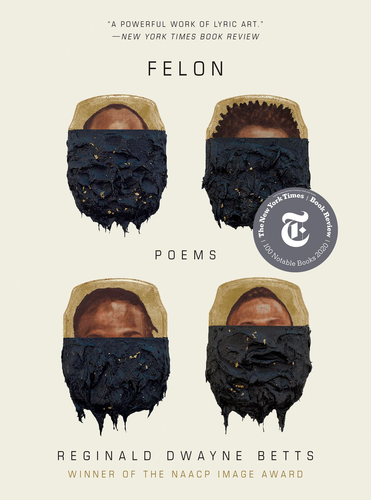 Cover of Betts’ most recent book of poetry, Felon (2019). (Courtesy W.W. Norton)