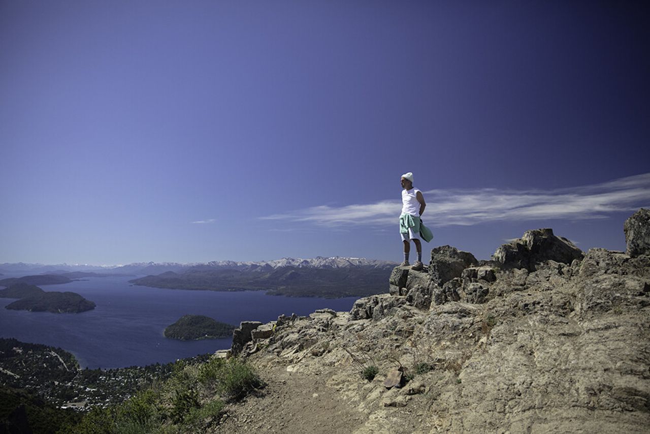 Touhami during his many travels to mountainous regions. (Courtesy Ramdane Touhami)
