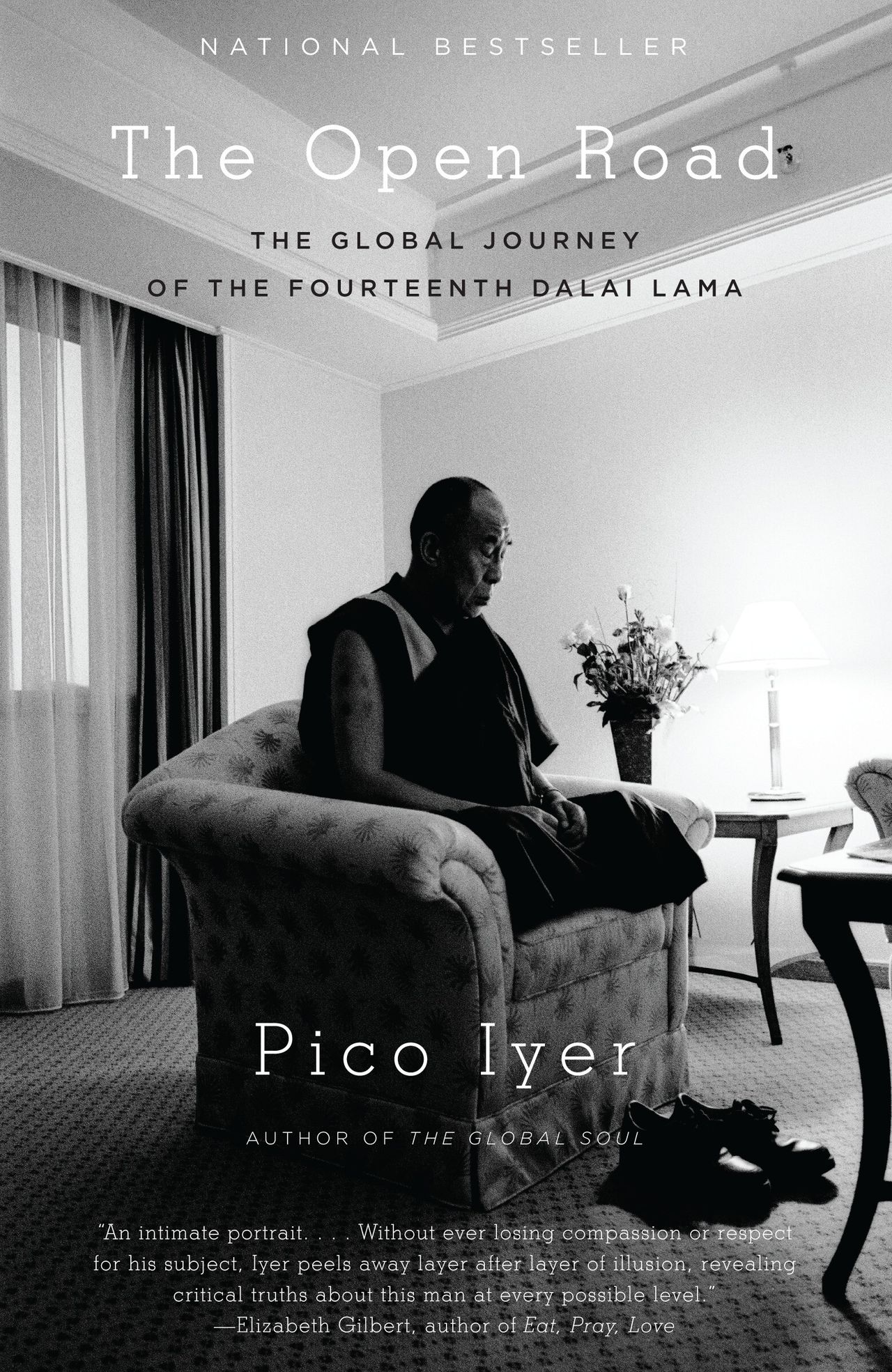 Cover of The Open Road: The Global Journal of the Fourteenth Dalai Lama (2009) by Iyer. (Courtesy Penguin Random House)