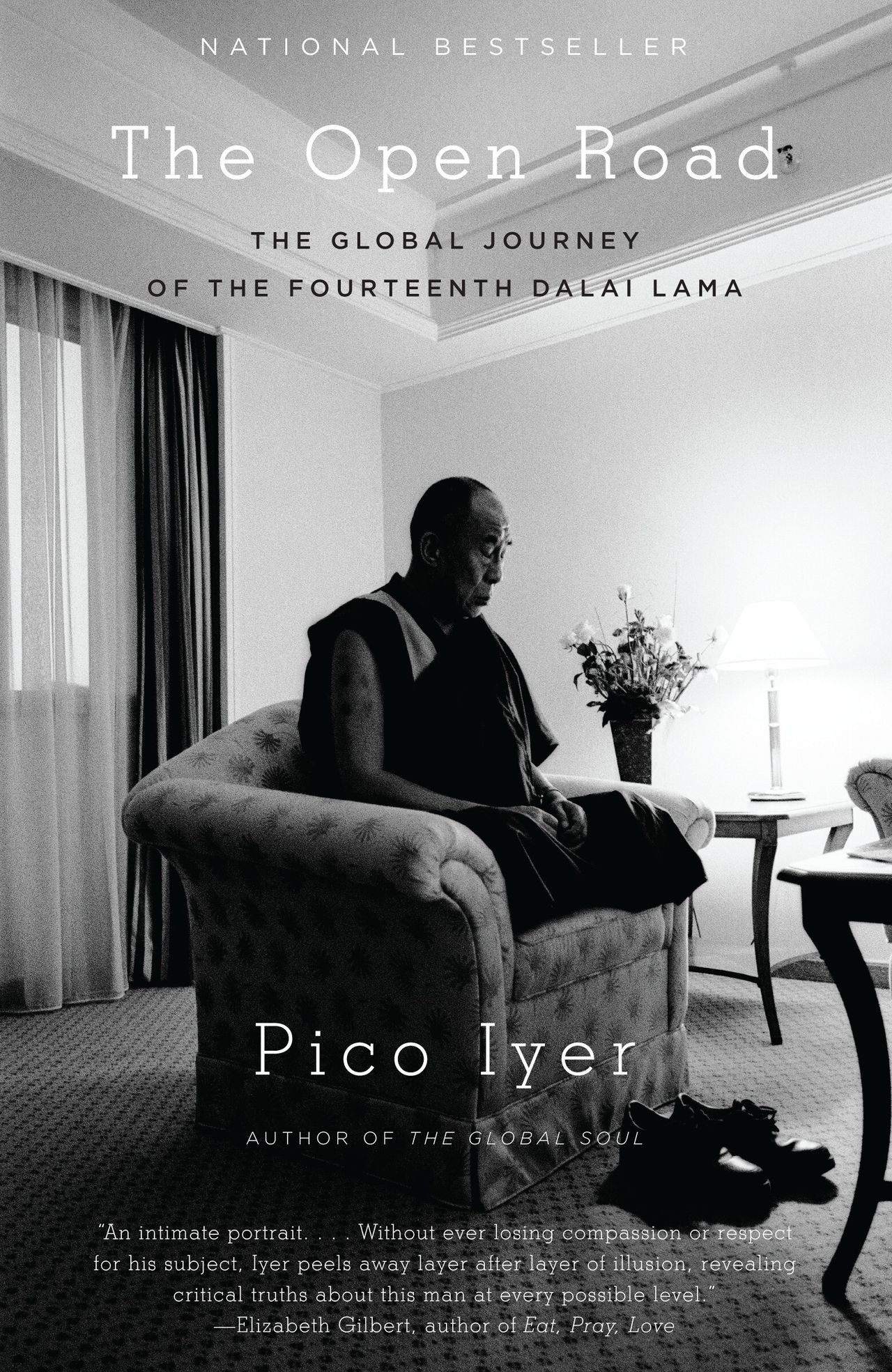 Cover of The Open Road: The Global Journal of the Fourteenth Dalai Lama (2009) by Iyer. (Courtesy Penguin Random House)