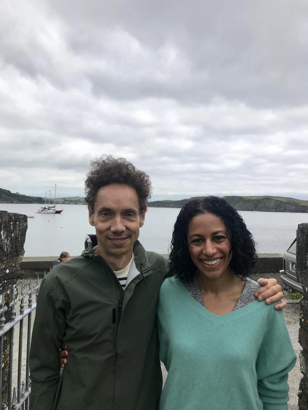 Gladwell with his partner, Kate Taylor Moore. (Courtesy Malcolm Gladwell)