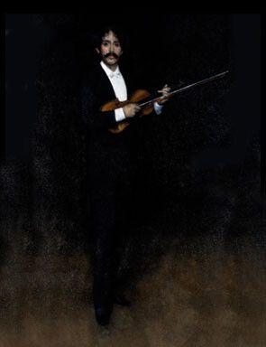 “Arrangement in Black: Portrait of Señor Pablo de Sarasate” (1884) by James McNeill Whistler. (Courtesy ArtDaily)