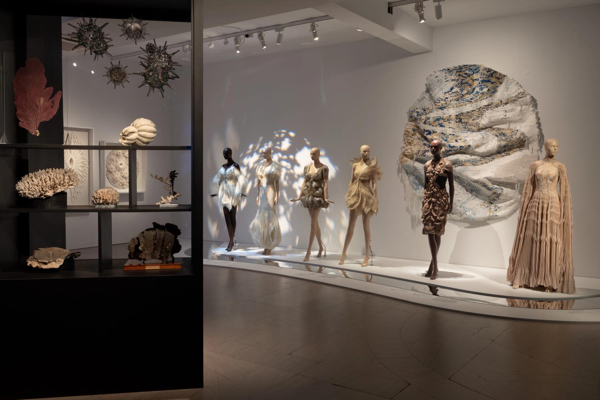 Installation view of van Herpen’s “Sculpting the Senses” exhibition. (Photo: Paula Abreu Pita)