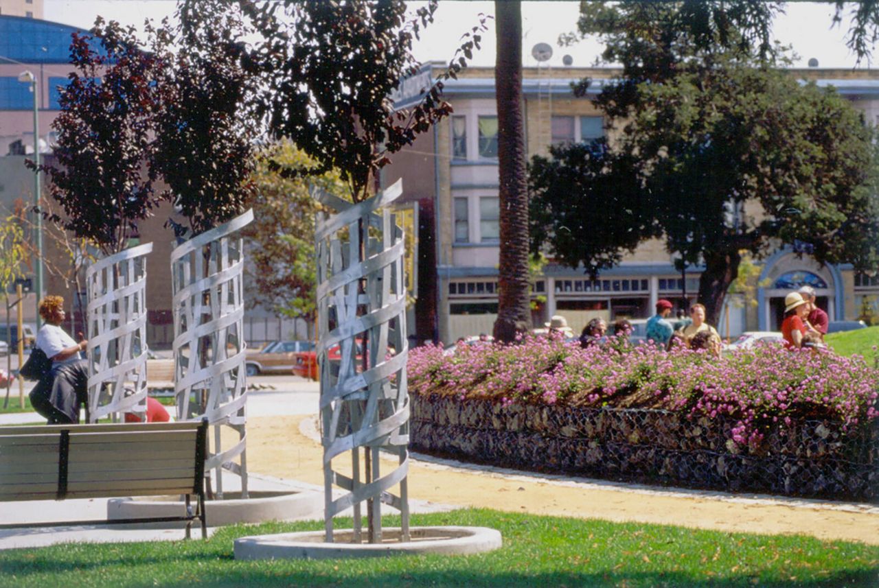 Lafayette Square Park in Oakland, California, designed by Hood Design Studio. (Courtesy Walter Hood)