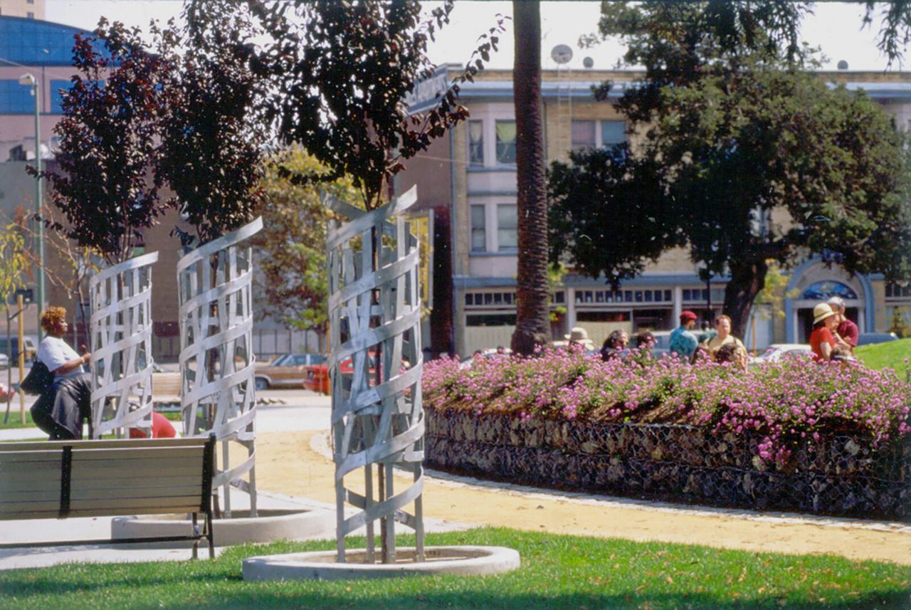 Lafayette Square Park in Oakland, California, designed by Hood Design Studio. (Courtesy Walter Hood)