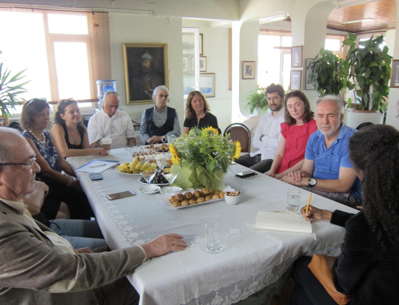 Lewis (far right) during her travels to the Caucasus region with historian Nell Painter. (Courtesy Sarah Lewis)