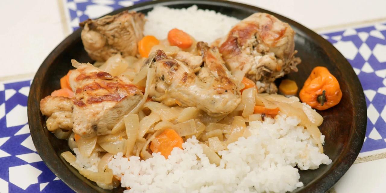 Chicken Yassa (Senegalese braised chicken) made my Harris. (Courtesy The Today Show)