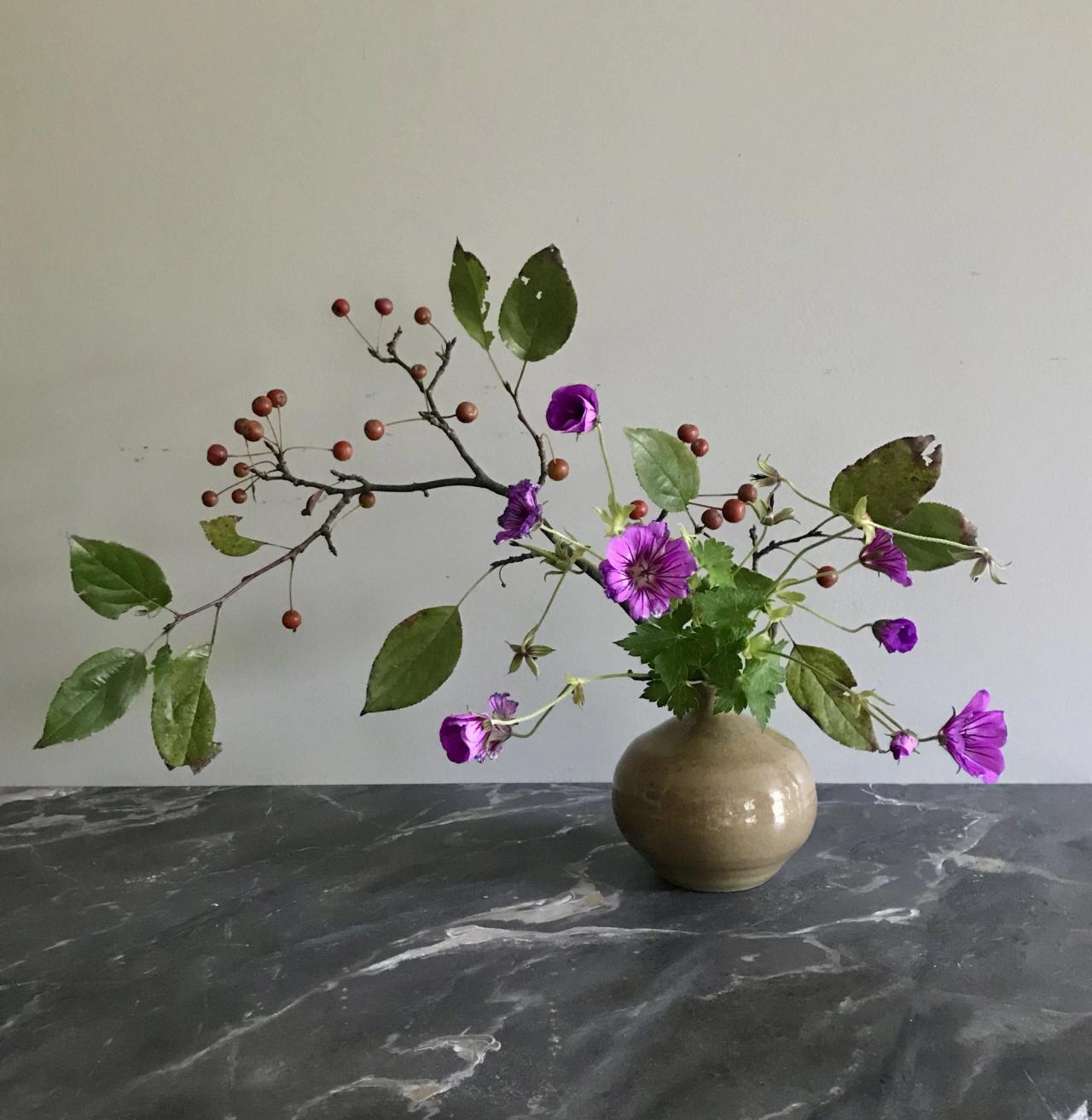 A flower arrangement by Needleman. (Courtesy Deborah Needleman)