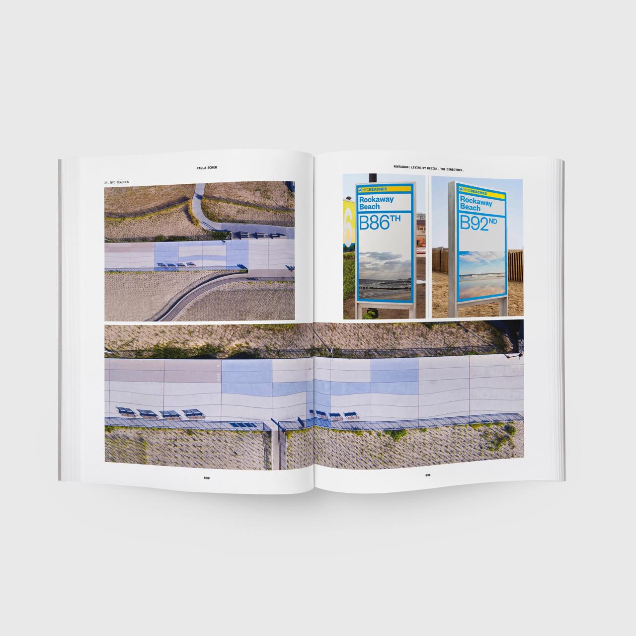 A spread from Pentagram’s forthcoming book, Pentagram: Living by Design (2022). (Courtesy Unit Editions)