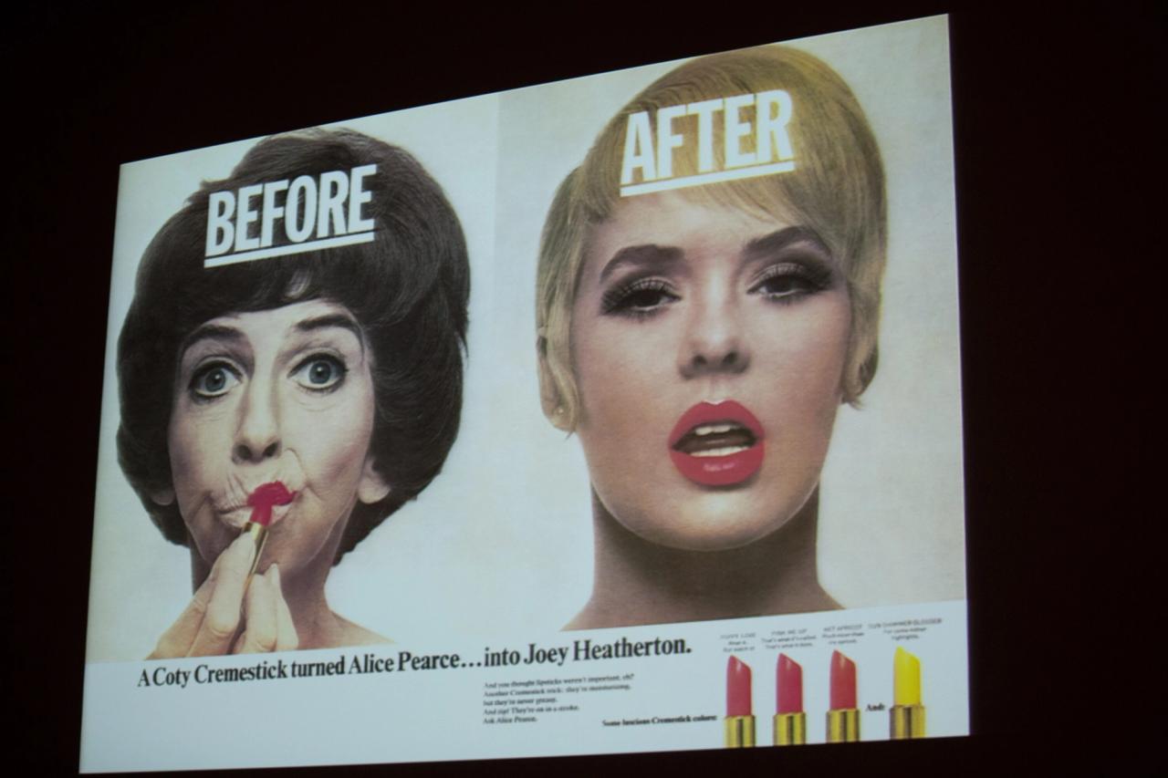 An image from the late art director George Lois’s Creative Mornings talk at New York’s Metropolitan Museum of Art in 2012. (Photo: Katherine Miles Jones.)