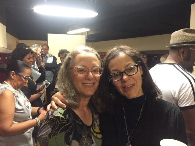 Parson (right) with her sister, Julie (left). (Courtesy Annie-B Parson)