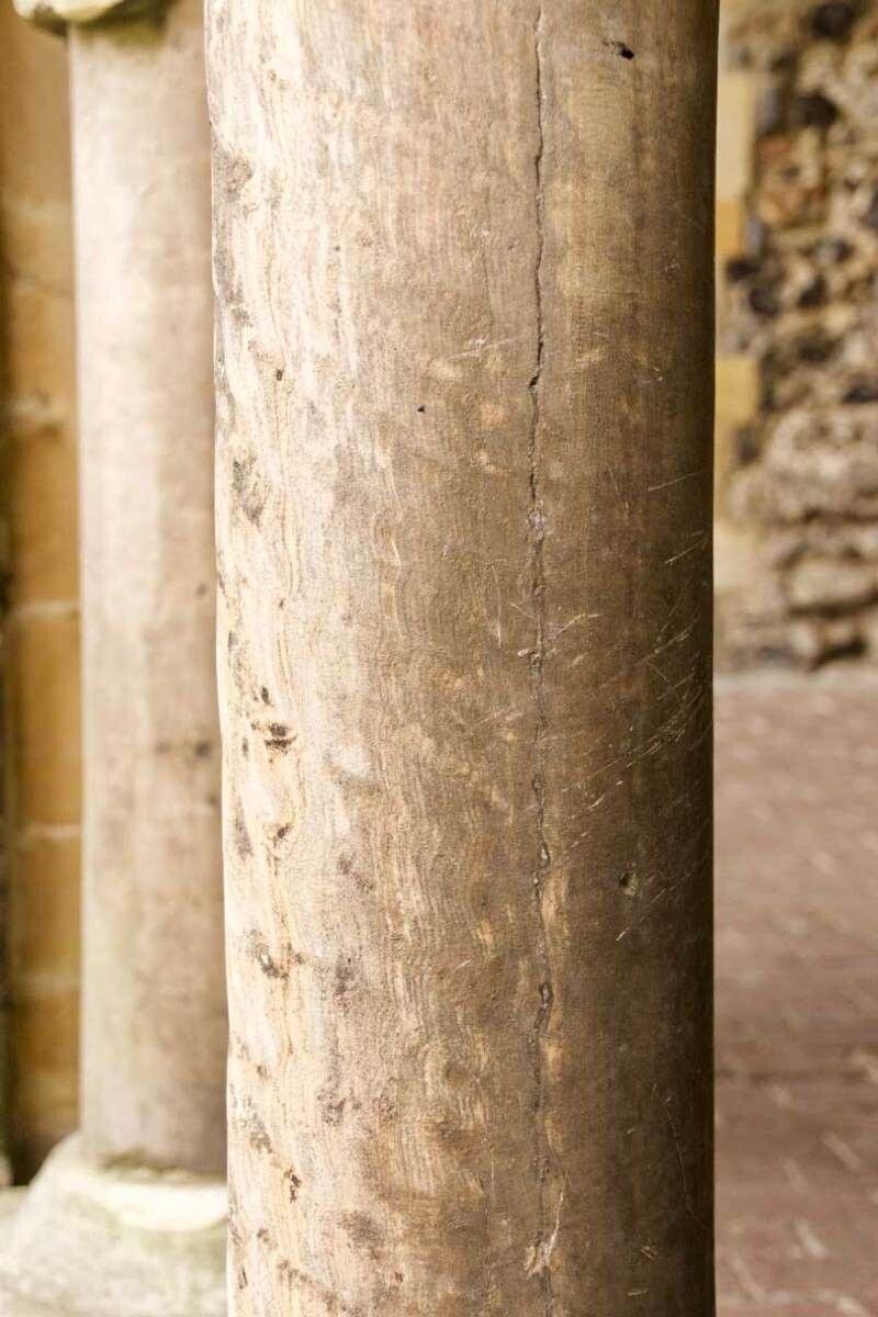 Purbeck Marble at Canterbury Cathedral. Courtesy Canterbury Historical and Archaeological Society)