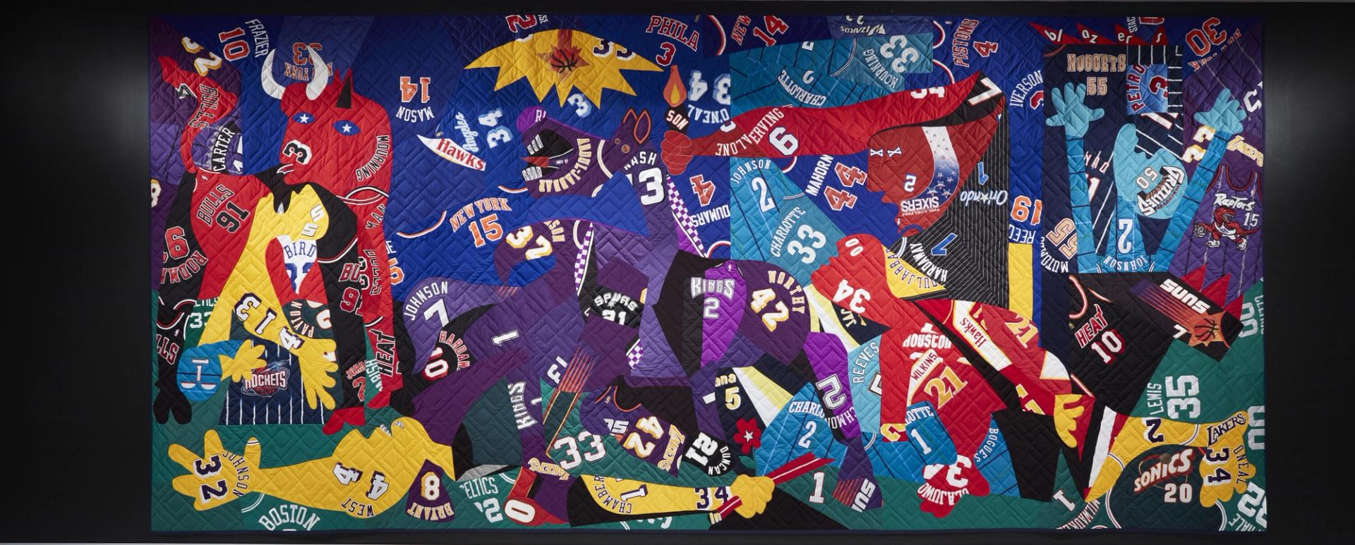 “Guernica” (2016) by Hank Willis Thomas, on view at the Portland Art Museum. (Courtesy the artist)