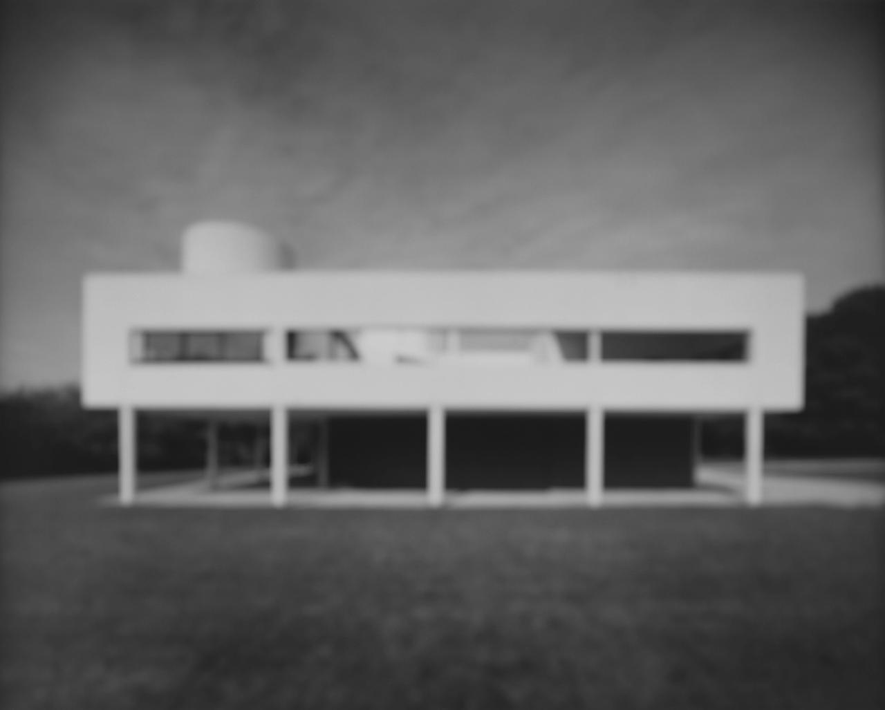 “Villa Savoye Le Corbusier” (1998) by Sugimoto. (Courtesy Hiroshi Sugimoto)