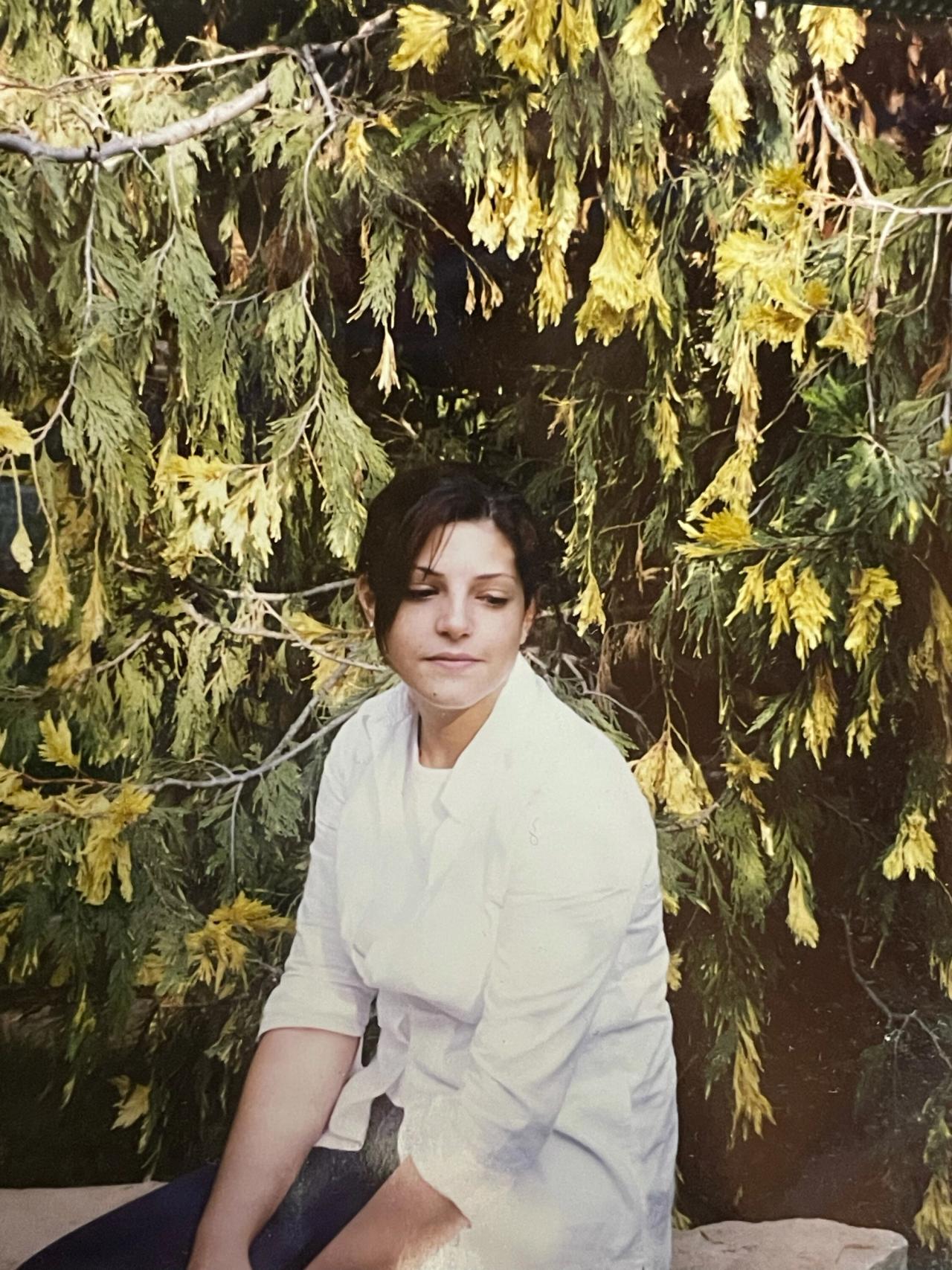 Semaan as a teenager upon returning to Beirut. (Courtesy Céline Semaan)