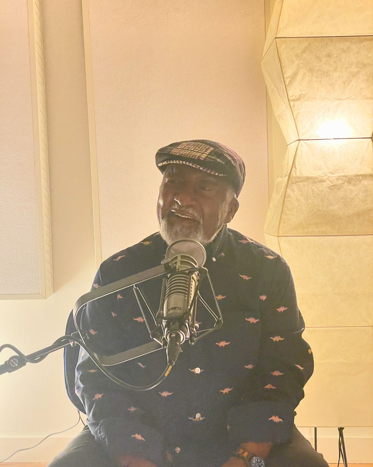 Thaddeus Mosley at The Slowdown’s Brooklyn studio. (Photo: Spencer Bailey)