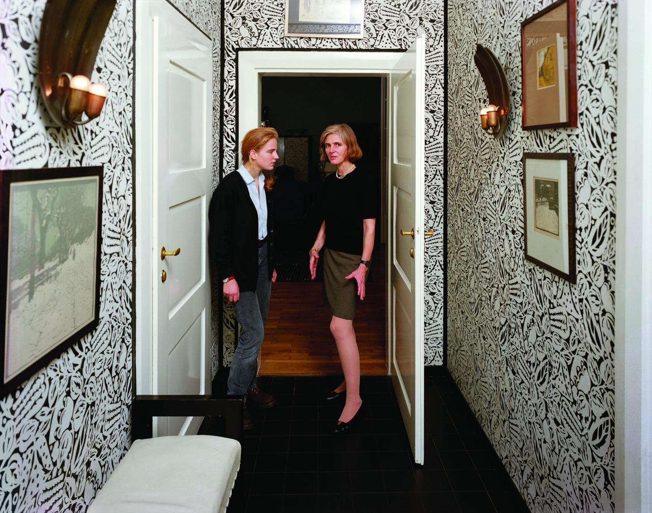 “The Foyer” (1996), a photo in Barney’s series “The Europeans.” (Courtesy the artist and Kasmin, New York)