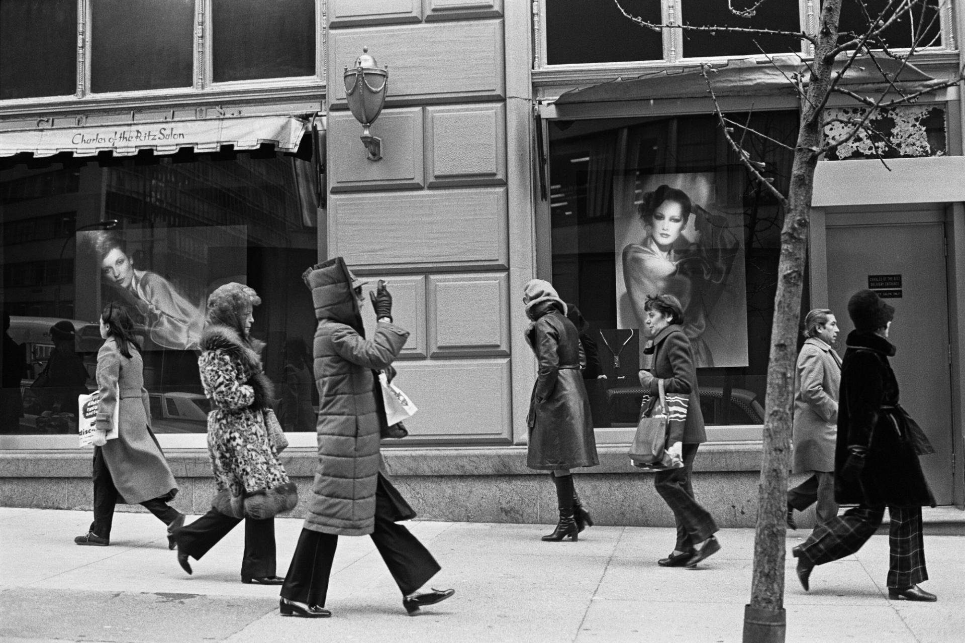 “Women on Fifth” (1976) by Tina Barney. (Courtesy the artist and Kasmin, New York)