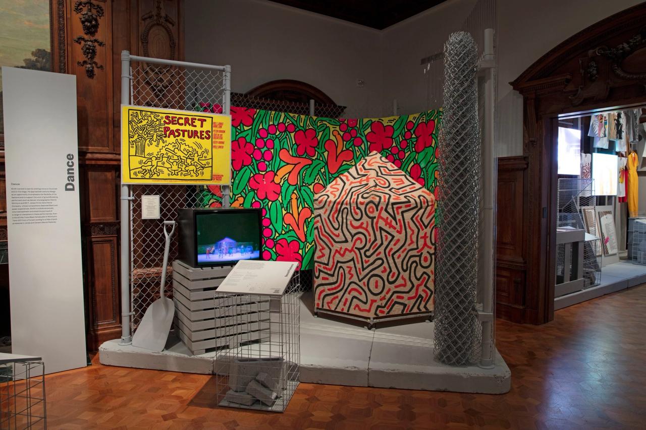 Installation images of the Cooper Hewitt exhibition “Willi Smith: Street Couture” (2020). (Courtesy Cooper Hewitt)