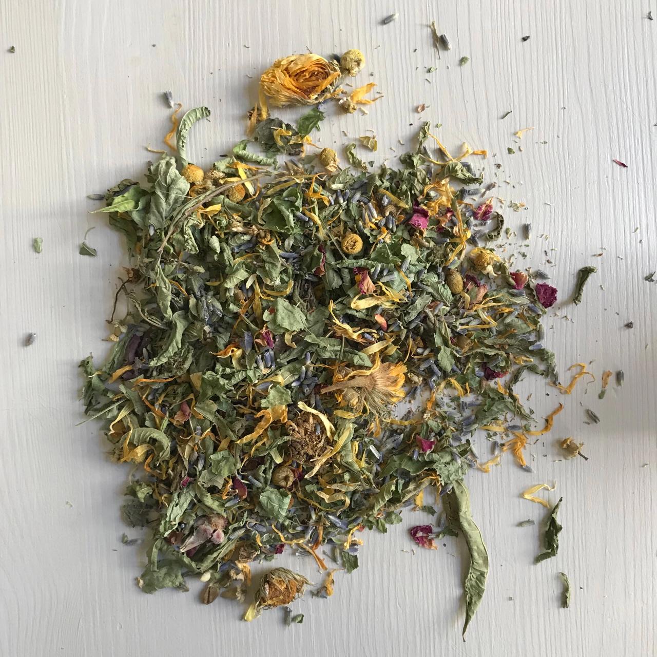 The herbs Needleman uses to make her Garden Tea. (Courtesy Deborah Needleman)