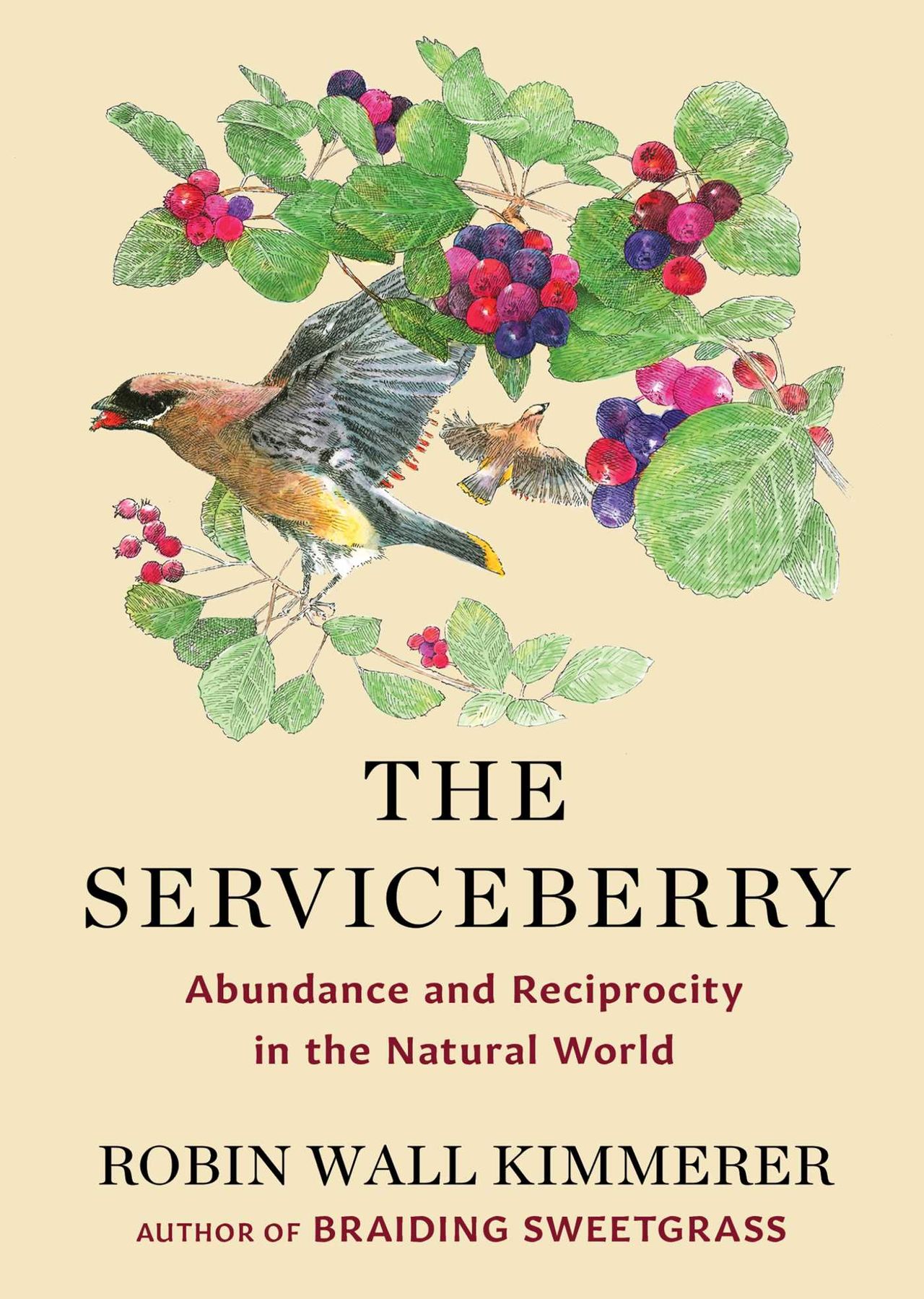 Cover of Robin Wall Kimmerer’s The Serviceberry (2024). (Courtesy Scribner)