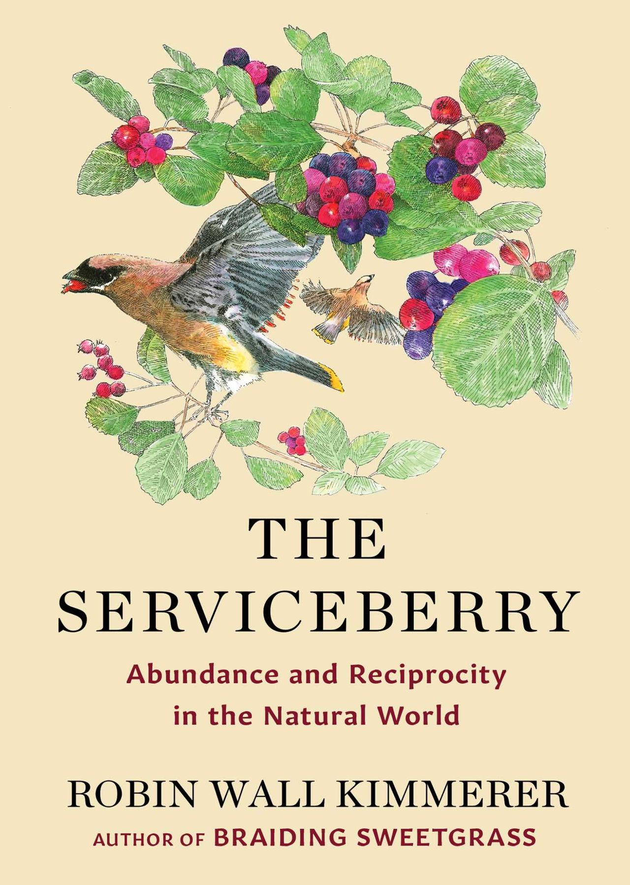 Cover of Robin Wall Kimmerer’s The Serviceberry (2024). (Courtesy Scribner)