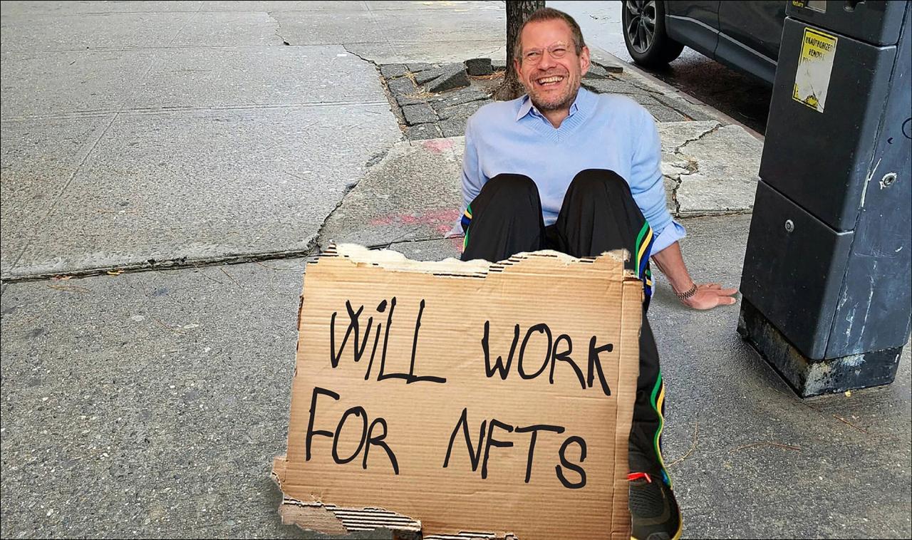 “We Work” (2021) by Schachter. (Courtesy Kenny Schachter)