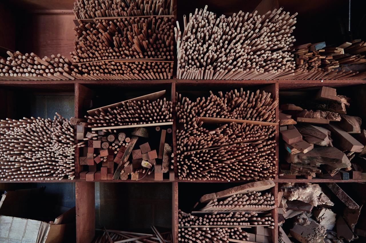 The chair workshop at the George Nakashima Woodworkers complex in New Hope, Pennsylvania. (Photo: Martien Mulder. Courtesy George Nakashima Woodworkers)