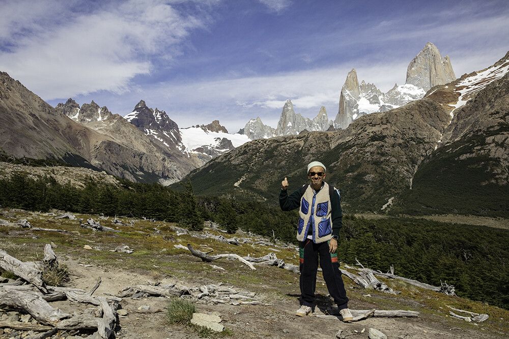 Touhami during his many travels to mountainous regions. (Courtesy Ramdane Touhami)