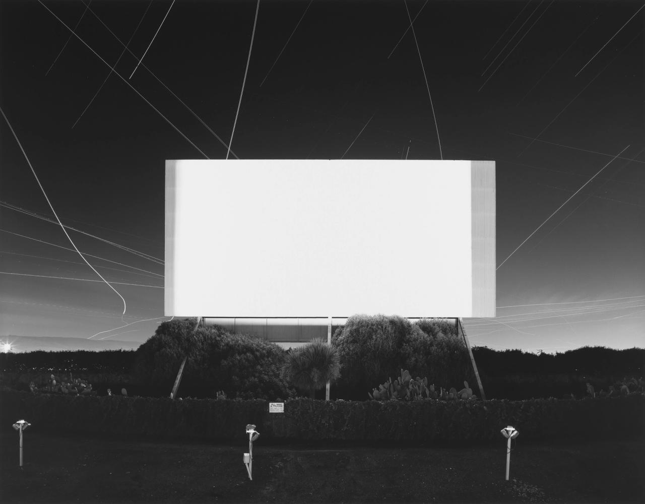 “Union City Drive-In, Union City” by Sugimoto (1993). (Courtesy Hiroshi Sugimoto)