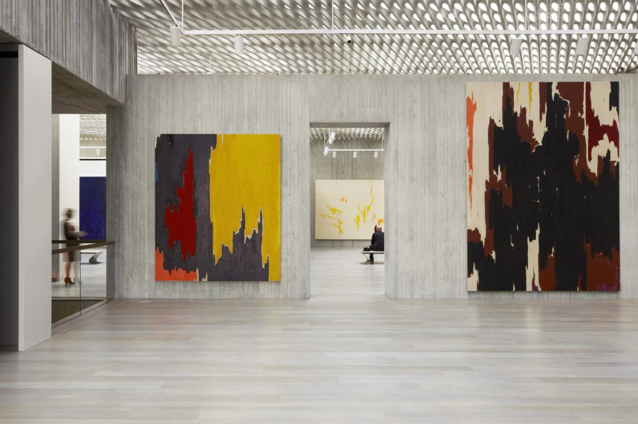 The interior of the Clyfford Still Museum (2011) in Denver, Colorado, designed by Allied Works. (Photo: Jeremy Bitterman. Courtesy Allied Works)