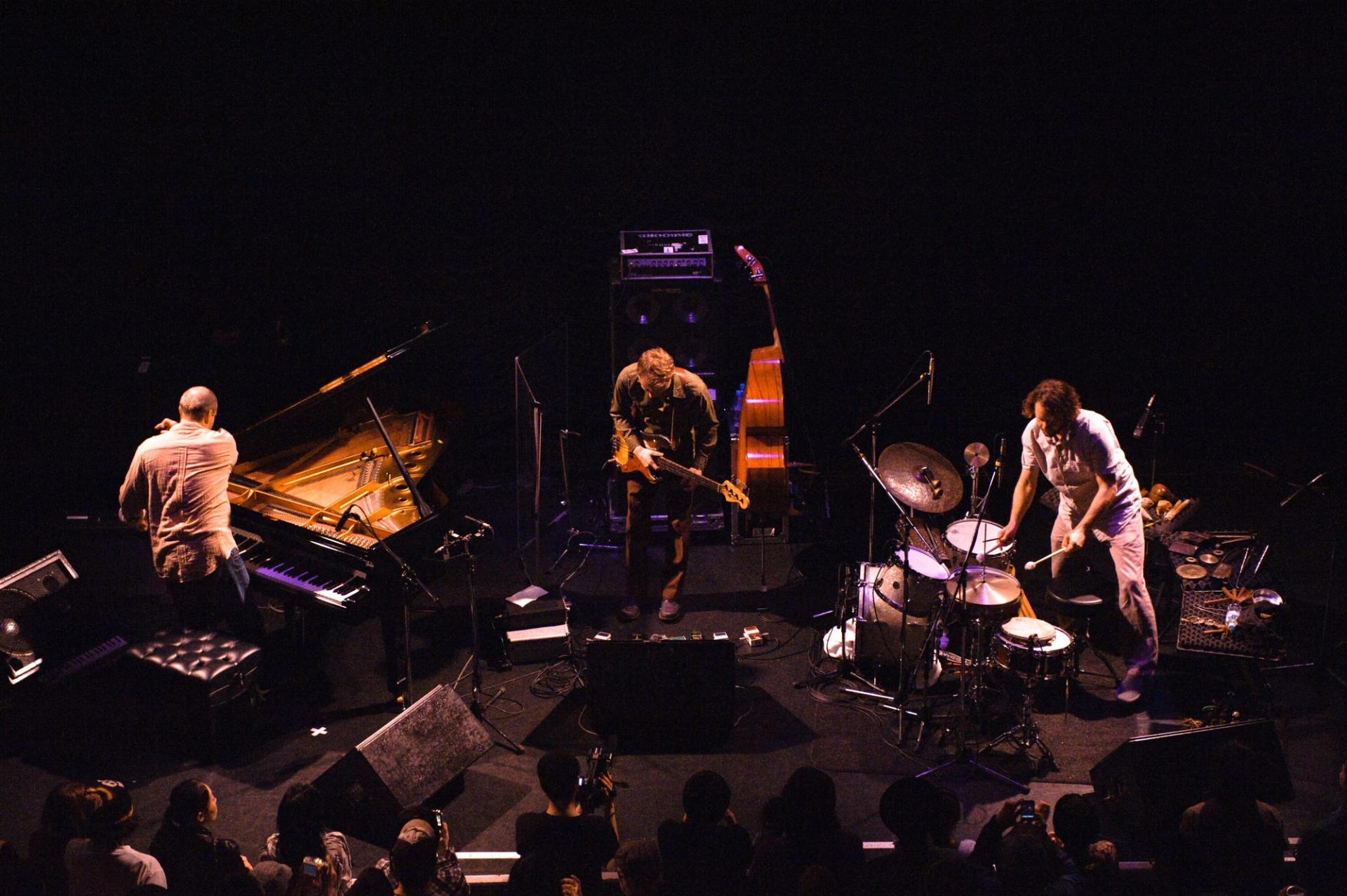 Medeski Martin & Wood on stage. (Courtesy Billy Martin)