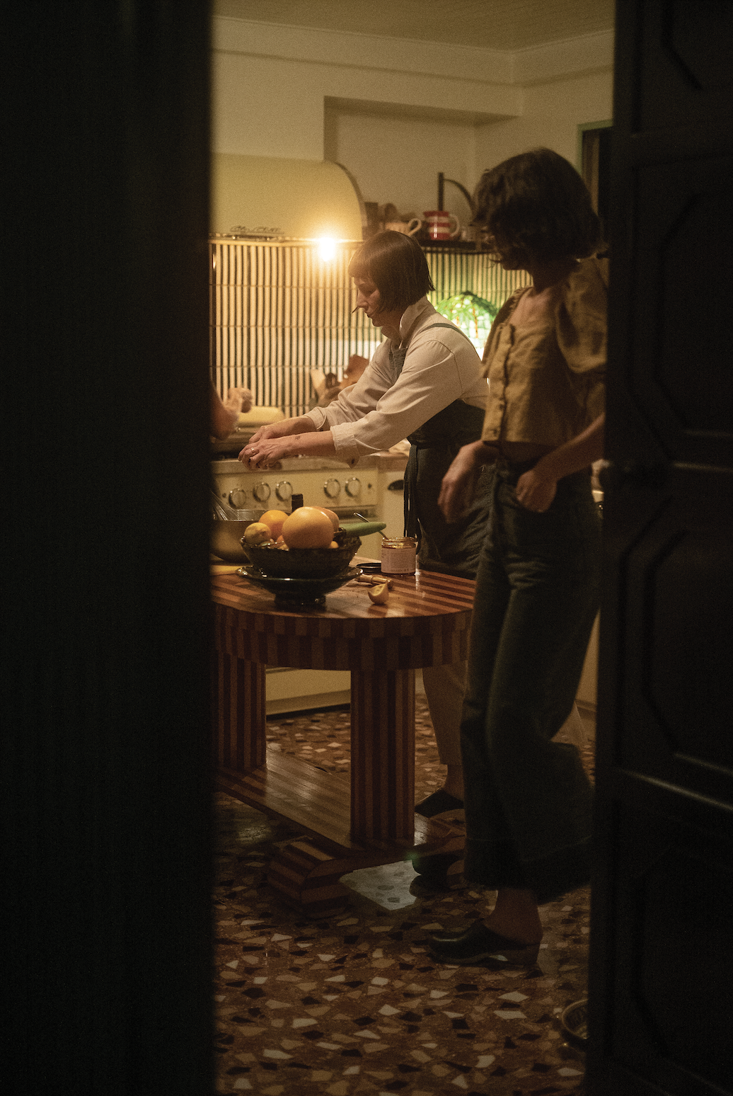 The kitchen at Flamingo Estate on the night of a dinner cooked by chef Andy Baraghani. (Courtesy Flamingo Estate)