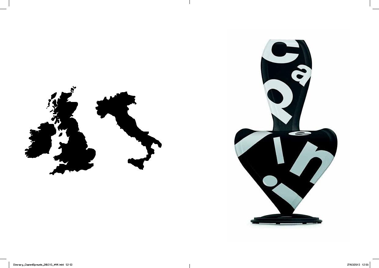 An iteration of the S-Chair, designed by Dixon, as featured in his book Dixonary. (Courtesy Tom Dixon)