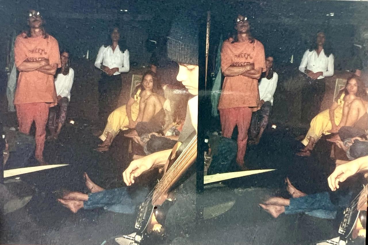 Medeski Martin & Wood in Hawaii recording Shack-man (1996). (Courtesy Billy Martin)