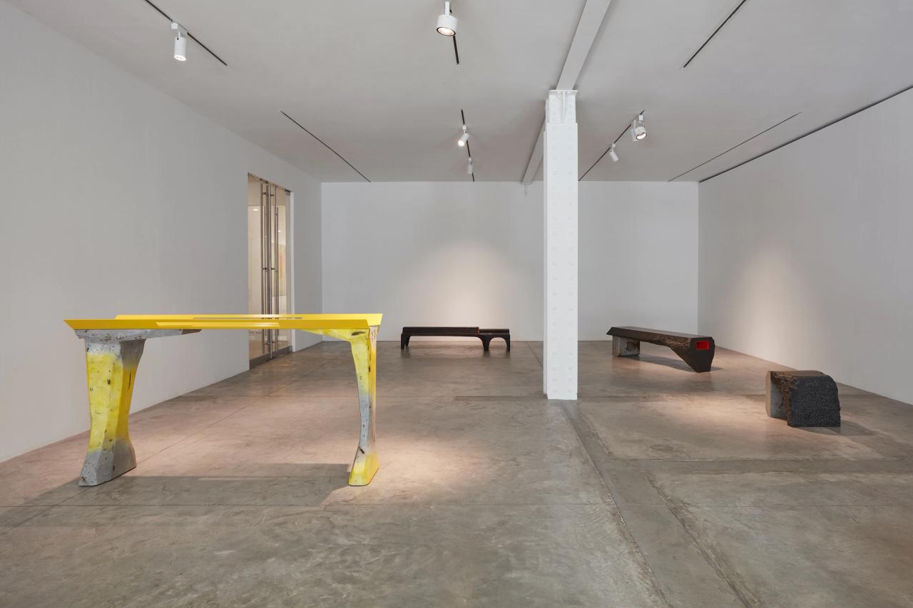 View of Ross’s solo exhibition “Coarse” (2023) at Friedman Benda gallery in New York. (Photo: Timothy Doyon. Courtesy Friedman Benda)