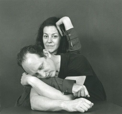 Parson with her husband and collaborative partner, Paul Lazar. (Courtesy Annie-B Parson)