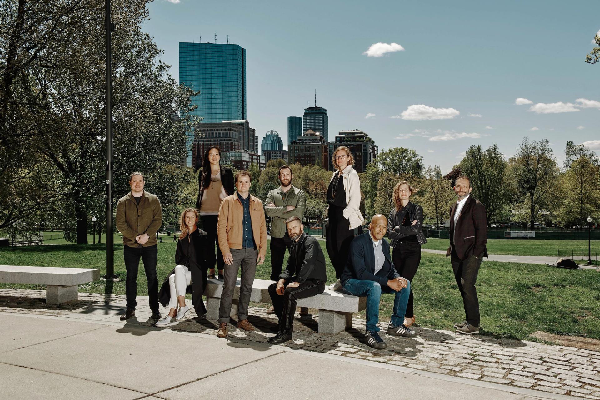 Murphy with the team at MASS Design Group. (Photo: Tony Luong. Courtesy MASS Design Group)