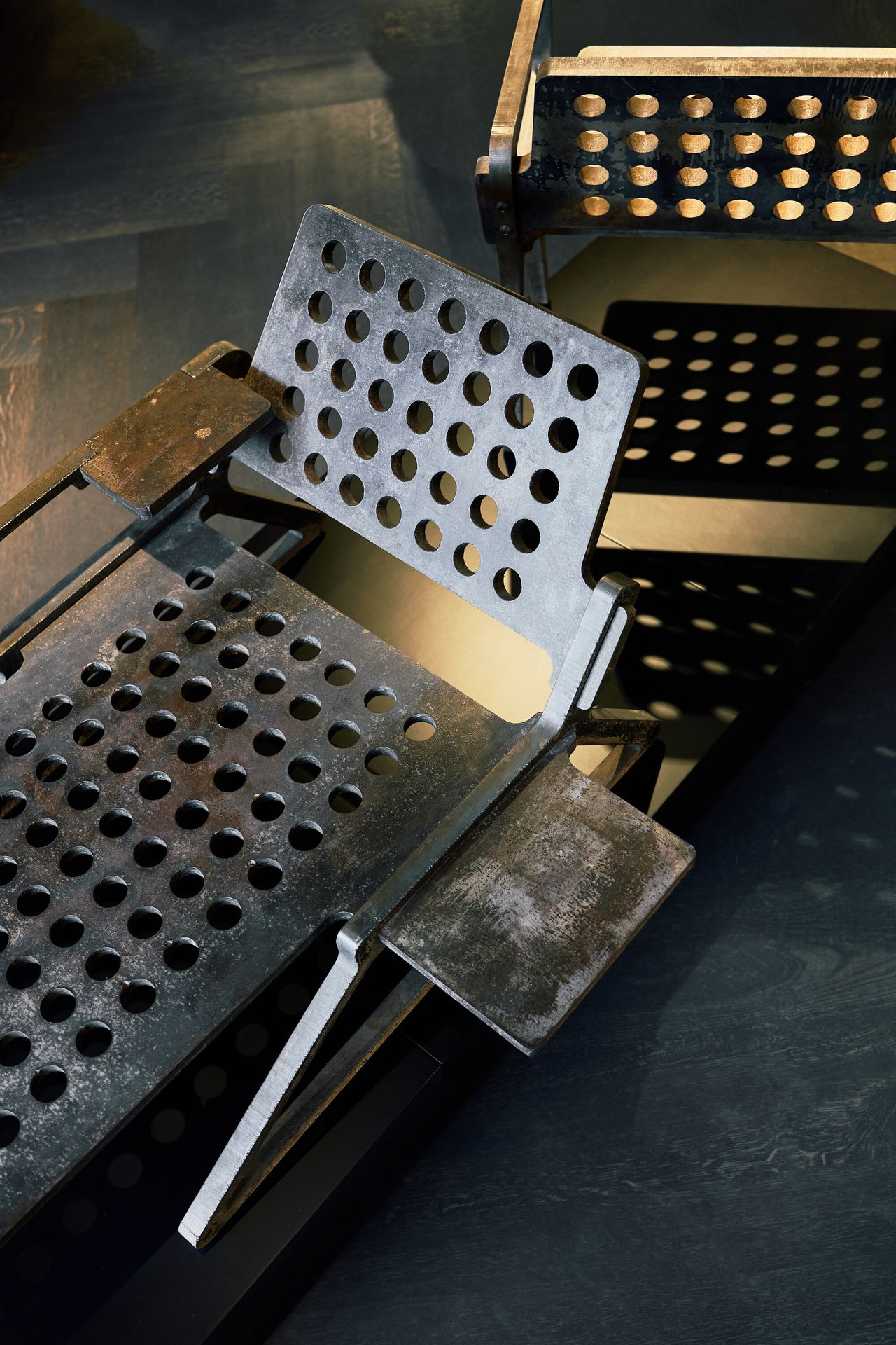 Dixon’s Flame-Cut chair. (Courtesy Tom Dixon)