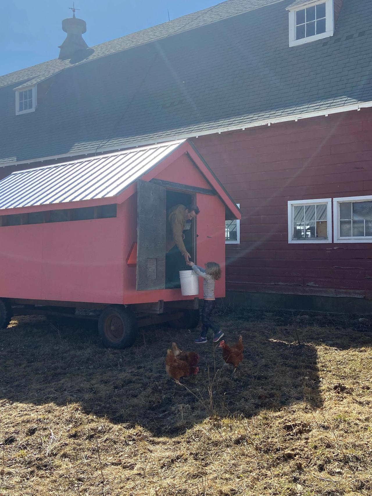 Barber with his family at Blue Hill Farm. (Courtesy Dan Barber)
