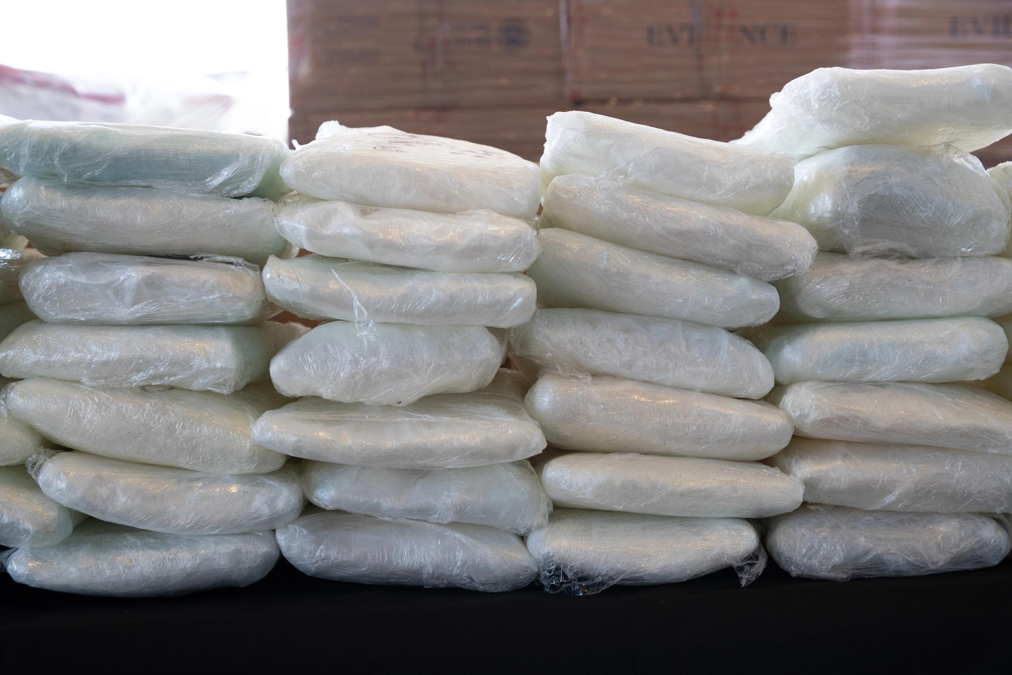 U.S. Customs and Border Protection officers at the Nogales Commercial Facility seized nearly 650 pounds of fentanyl and methamphetamine in a single seizure in 2019.