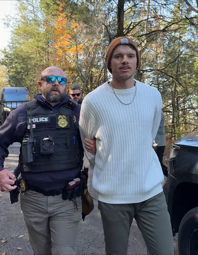 A photo shared by WhistlinDiesel of the arrest. Credit: @WhistlinDiesel on Instagram.