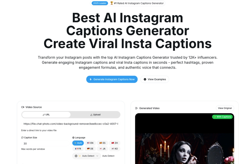 image of Instacaptions.io