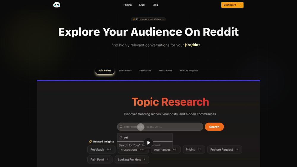 Screenshot of Sniffsub Screenshot of Sniffsub