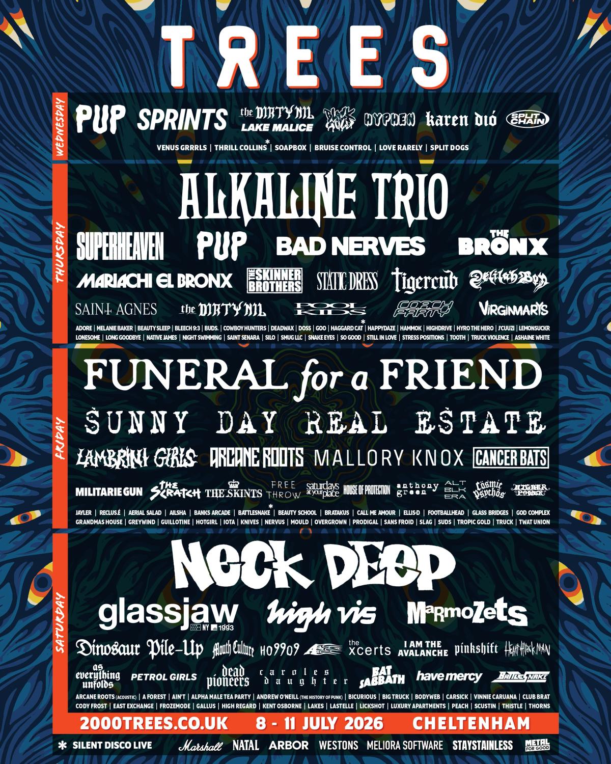 2000 Trees Line Up
