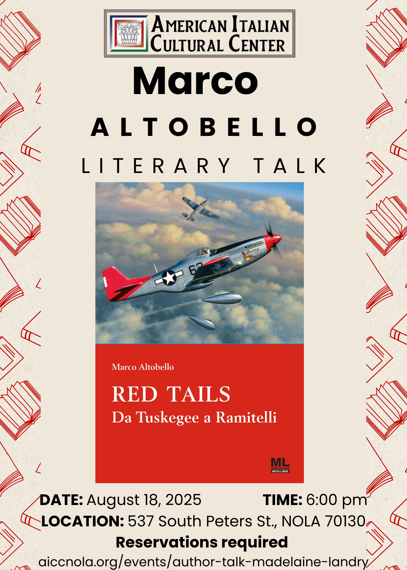 Author Talk: Marco Altobello poster