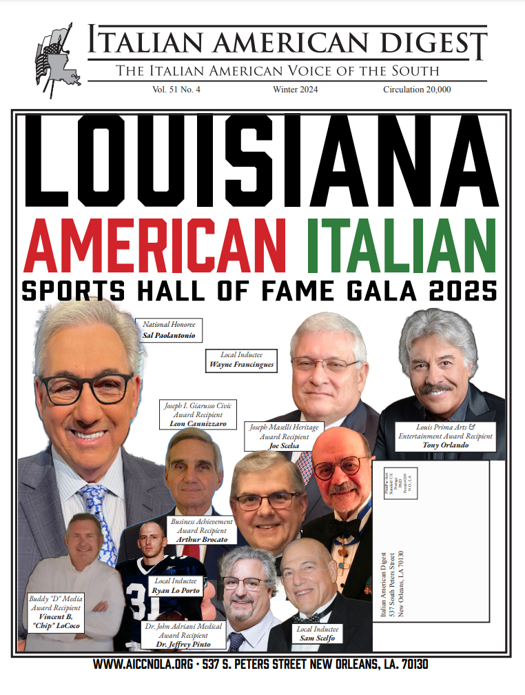 Italian American Digest Issue Louisiana American Italian Sports Hall of Fame Gala 2025